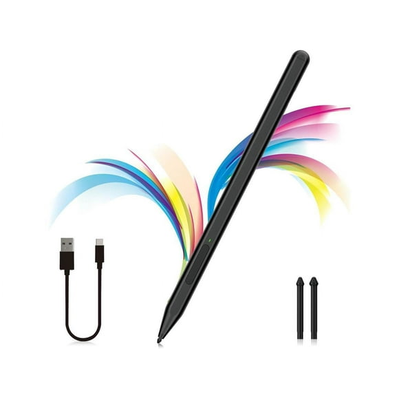 Stylus Pen for Microsoft Surface Pro 12/11/10/9/8/X/7+/6/5/4/3/Surface 3, Surface Go 3/2/1, Surface Laptop/Studio/Book 4/3/2/1 with Eraser Side Button,Palm Rejection,Tilt Function,1024 Pressure