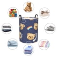 thumbnail image 6 of XMXT Collapsible Laundry Basket, Cute Rainbow Bear Print Waterproof Laundry Hamper, 40L Blue, 6 of 8