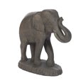 thumbnail image 2 of Solid Rock Stoneworks Elephant on Stand Concrete Statue, 21" Tall, Pre Aged, 2 of 4