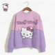 thumbnail image 3 of Sudadera con capucha de moda para mujer, ropa de calle, sudadera de otoño e invierno de manga larga, suéter con capucha Harajuku, sudadera de dibujos animados de HELLO KITTY para mujer, 3 of 5