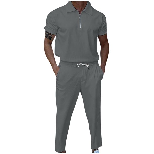 Pantalones Casuales de Manga Corta Larga para Hombres con Pantalones Cortos, 98% Algodón/2% Spandex para Deporte Y Caminata