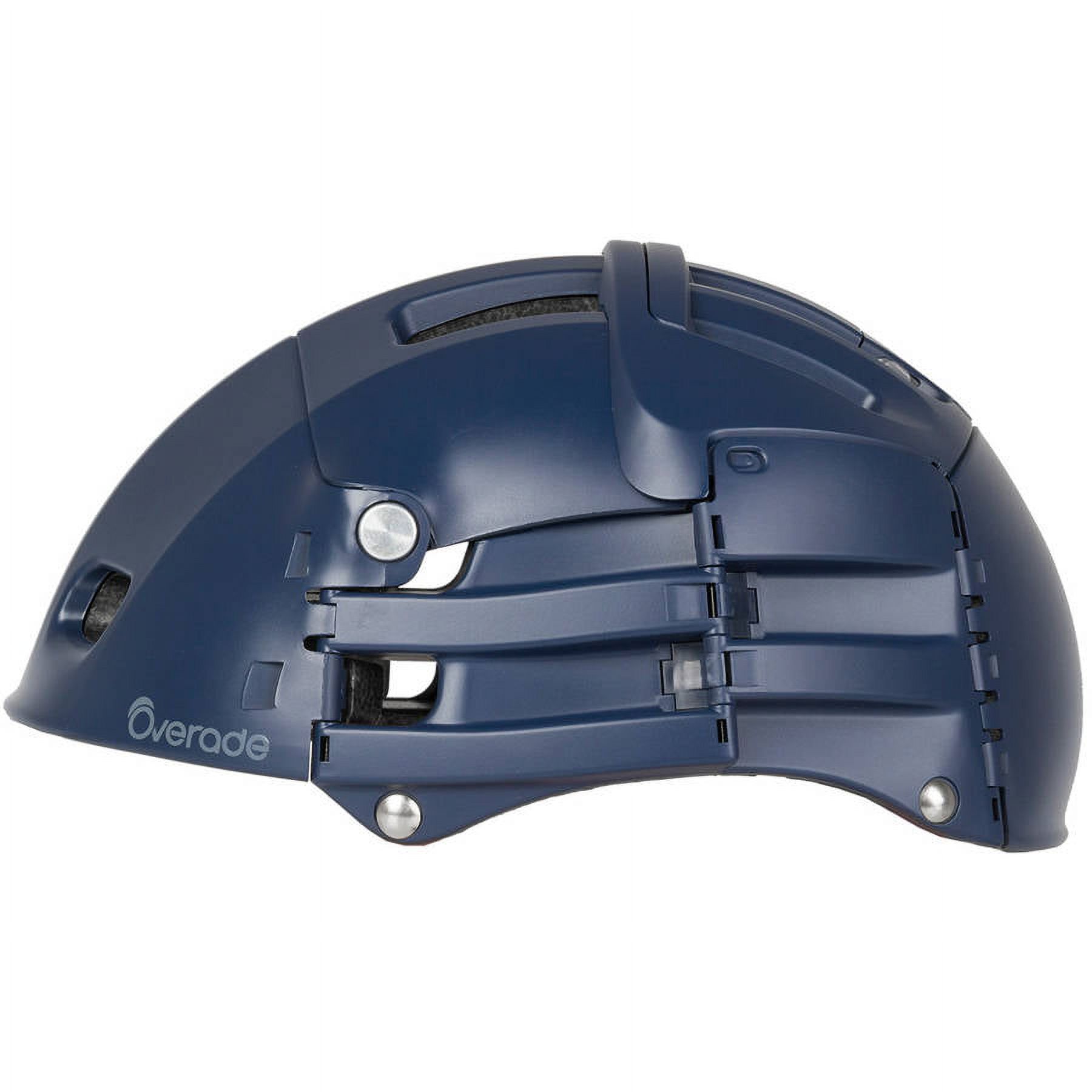 Overade Plixi Foldable Bicycle Helmet, Navy Blue, 54-58cm - image 3 of 11
