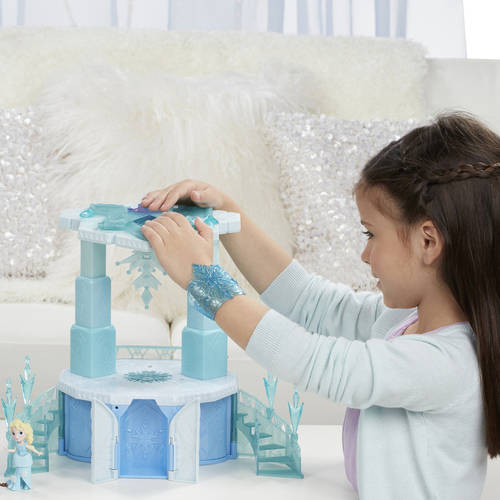 disney frozen little kingdom elsa's magical rising castle