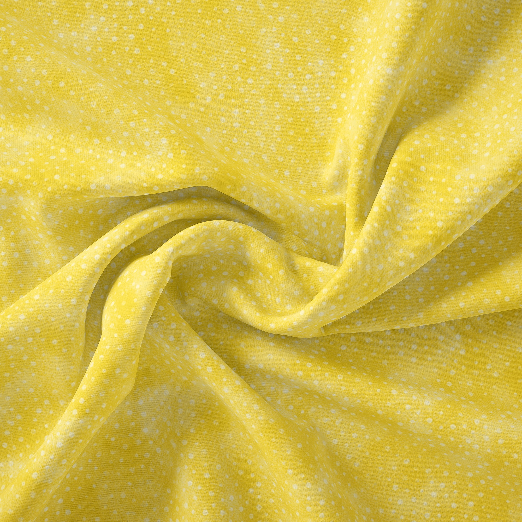 (2 pack) Waverly Inspirations 1 Yard 100% Cotton Norway Dots, Honey Yellow, 44" Wide for Quilting & Sewing