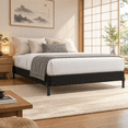 5 Inch Box Spring Low Profile Metal Bed Base With Boxspring Cover ...