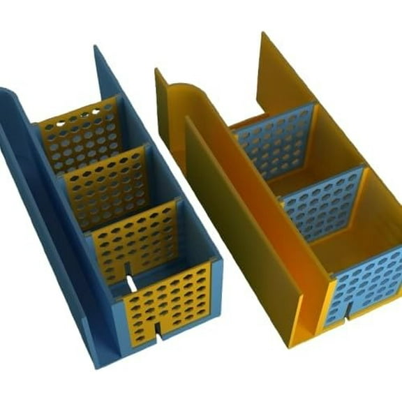 for Fluval Evo 13.5 Chamber-1 Filter Basket – 3-Slot Deep Reef Basket, PETG 1-3 Compartments, Plug-N-Play 199-2024 Fit