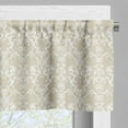 thumbnail image 3 of Ambesonne Beige Valance Pack of 2, Traditional Lace Design, 42"X18", White Beige, 3 of 5