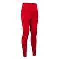 thumbnail image 6 of GEWSEY Yoga Leggings High Waisted Soft Pants Buttery Workout Athletic Lounge Yoga Pants (Red, S), 6 of 6