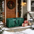 thumbnail image 5 of Qwtwty Large Capacity Christmas Tree Storage Bag, Heavy Duty Waterproof Storage Container with Reinforced Handles, Zippers and Wide Opening for Xmas Trees, 5 of 7