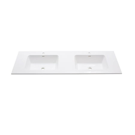 Integrated Bowl - Avanity VersaStone 63 in. Double Bathroom Vanity Top with Integrated Bowl