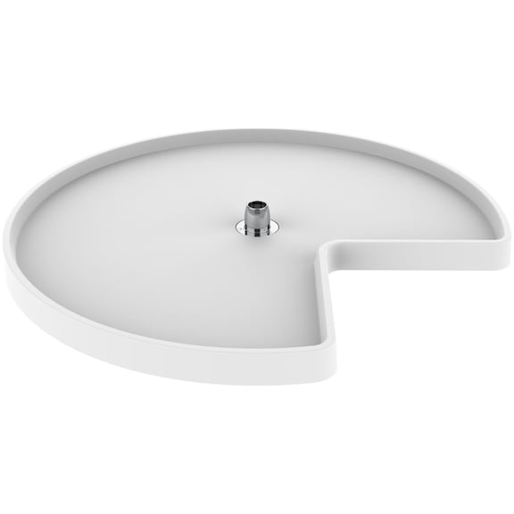 Rev-A-Shelf 6471-32-11-52 Classic 32" Polymer Kidney 1-Shelf Lazy Susan Shelf For Corner