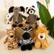 thumbnail image 2 of Juguetes de peluche de animales de la jungla Kawaii de 25 cm, animales del bosque, perro, cebra, elefante, león, zorro, jirafa, juguetes para niños, muñeco, regalo de cumpleaños, 2 of 5