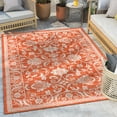 thumbnail image 1 of Well Woven Indoor/Outdoor Area Rug 5'3" x 7'3" Delphi Orange Persian Oriental, 1 of 7