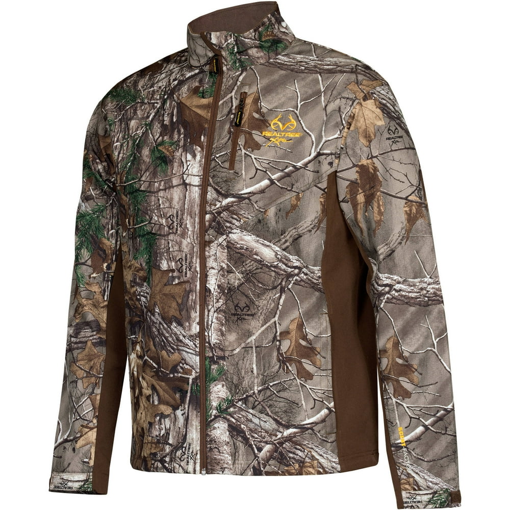 Realtree Men's Softshell Jacket, Realtree Xtra/Dark Earth Walmart