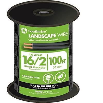 Landscape Wire - Moonrays 100ft 16/2 Low Voltage Landscape Wire