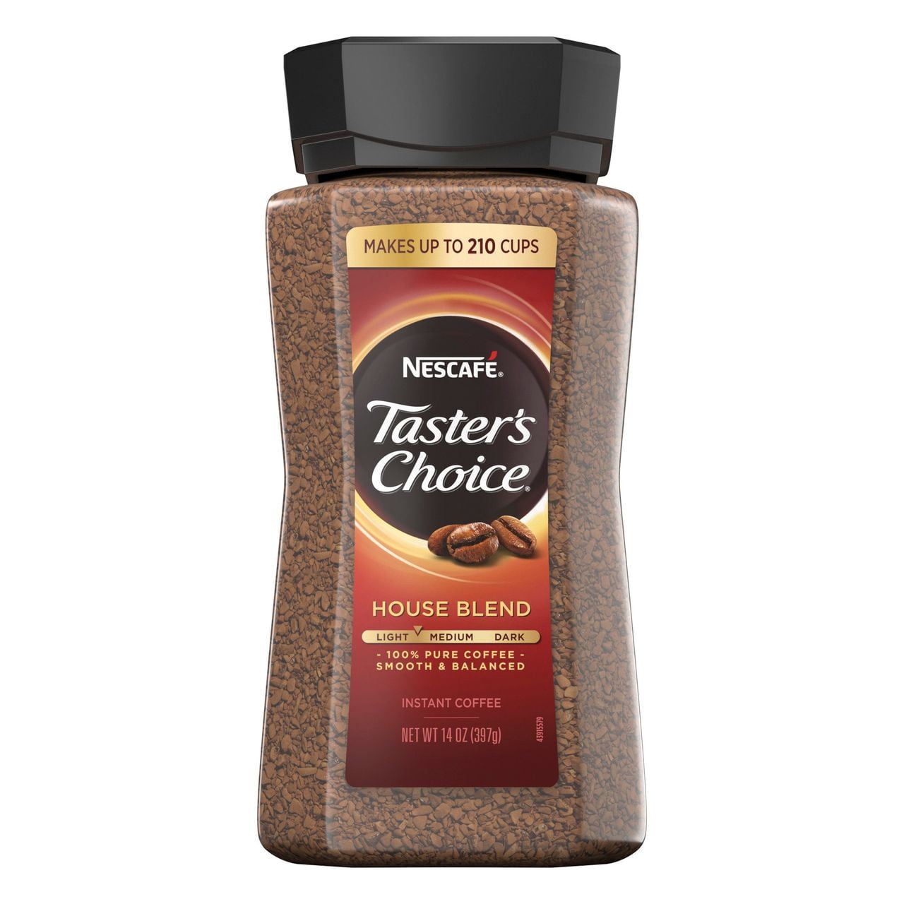 Nescafe Taster's Choice House Blend Instant Coffee, 14 oz