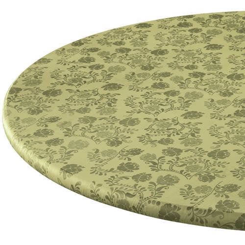 The Kathleen Vinyl Elasticized Table Cover By HomeStyle Kitchen