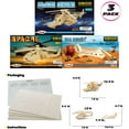 thumbnail image 2 of Puzzled Bundle of Air-Force Choppers: Apache, Black Shark, Sea Knight Wooden 3D Puzzles Construction Kits, Educational DIY Helicopters Assemble Models Wood Craft Hobby To Build & Paint - 3 Pack, 2 of 7