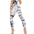 thumbnail image 3 of Seyurigaoka Women Juniors Sport Fitness Pants with Tie-dye Printing, Wide Waist Clothing, 3 of 6
