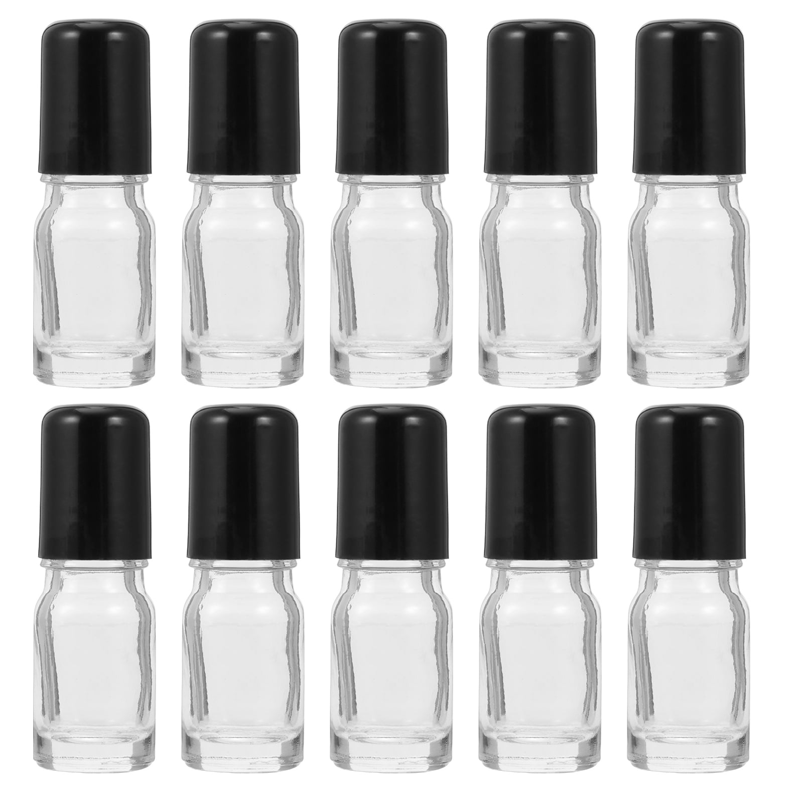 TAILTOSS 25pcs Reusable Bottles Common Material Glass for Custom Blending Women Skincare