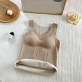 thumbnail image 6 of QASIEATN Sweatshirt for Graceful Ladies Fashion, Sleeveless Bra Thermal Undershirts with Lace Winter V Neck Thermal Tank Top Warm Thermal Underwear Vests, Womens Fall Tops, 6 of 7