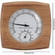 thumbnail image 2 of Thermometer/hygrometer, interior wood 2-in-1 for sauna sauna thermo-hygrometer thermometer, 2 of 5