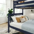 thumbnail image 2 of Plank+Beam Solid Wood Twin over Full Bunk Bed, No Box Spring Needed, 2 of 9