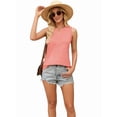 thumbnail image 4 of Sleeveless Shirts for Women Casual Summer V Neck Tank Tops Dressy Blouses Tunic 2026, 4 of 7