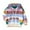 Green, variant on Bullpiano Kids Toddler Baby Girl Rainbow Sweatshirt Long Sleeve Hoodies with Pocket Pullover Tops Fall Winter Outfit