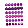 thumbnail image 2 of GUOOL 36Pcs Christmas Balls Ornaments Hanging Assorted Shatterproof Christmas Tree 6cm Rose Red, 2 of 9