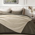 thumbnail image 6 of EVERGRACE Chunky Chenille Knit Throw Blanket for Couch, Soft Luxurious Moss Stitch Blankets for Bed, Cozy Decorative Farmhouse Knitted Throws for Sofa, Beige, 50" x 60", 6 of 9