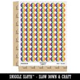 thumbnail image 2 of Chibi Husky Dog Holding Mail Envelope 200+ Round Stickers - Rainbow - Matte Finish - 0.50" Size, 2 of 3
