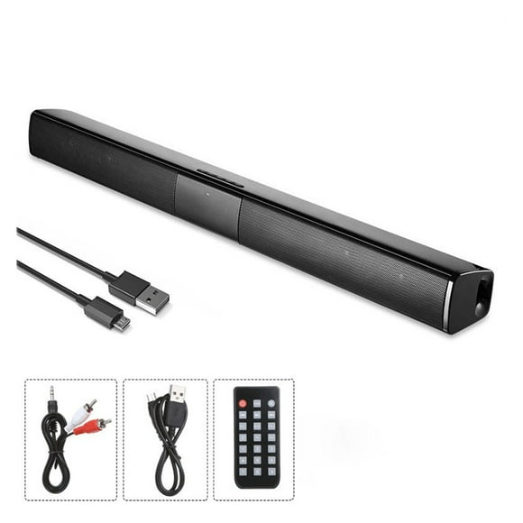 20W TV Sound Bar Wired and Wireless Bluetooth Home Surround SoundBar for PC Theater TV Speaker ,High Sound