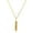 Gold, variant on Women's Stainless Steel Tassel Necklace (2mm) - 22"