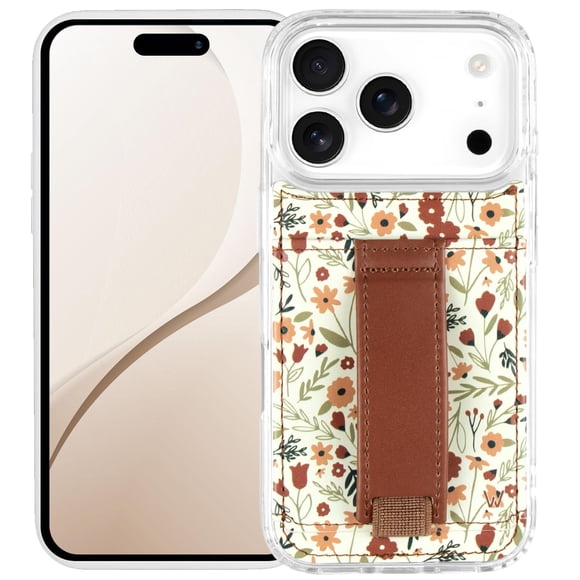Funda Walli para iPhone 17 Pro con tarjetero y soporte