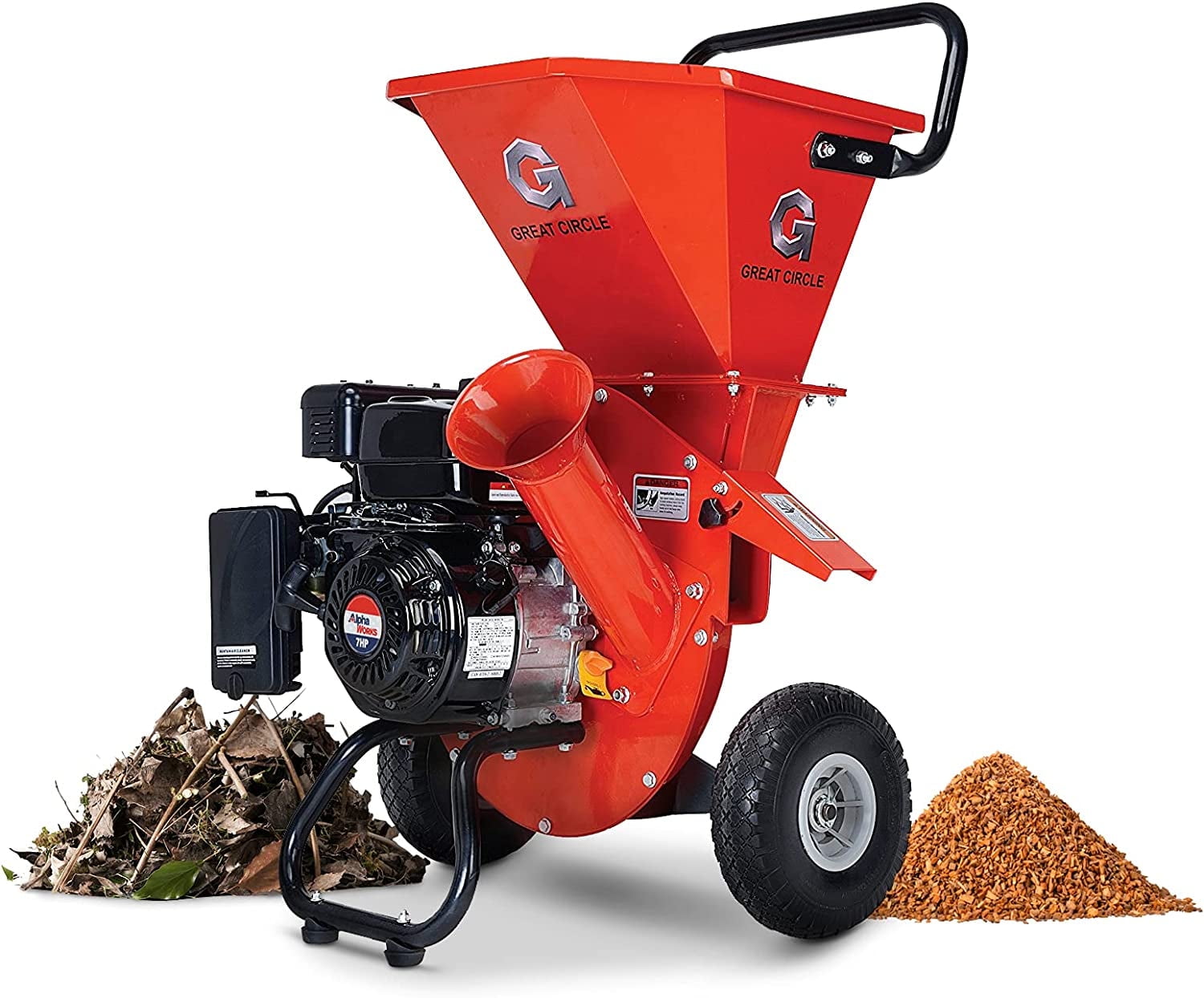 EFCUT C30 LITE 7 HP 212cc Gas Powered Wood Chipper Shredder, 3\, image size:1500x1244