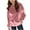 Pink, variant on Kiijoy Toddler Girl's Velvet Hoodie Solid Color Pullover Hooded Sweatshirt, Sizes 4-5
