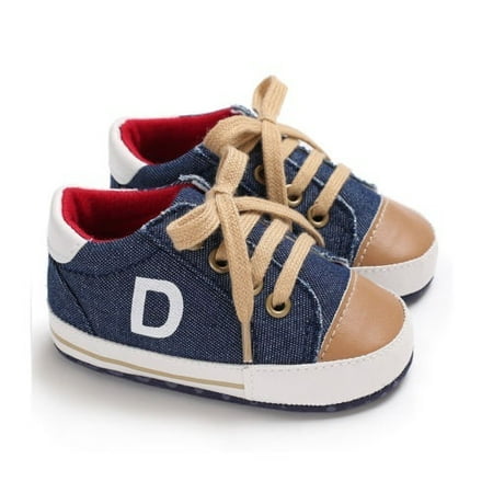 Newborn Baby Toddler Infant Boys Girls Sneaker Soft Sole Crib
