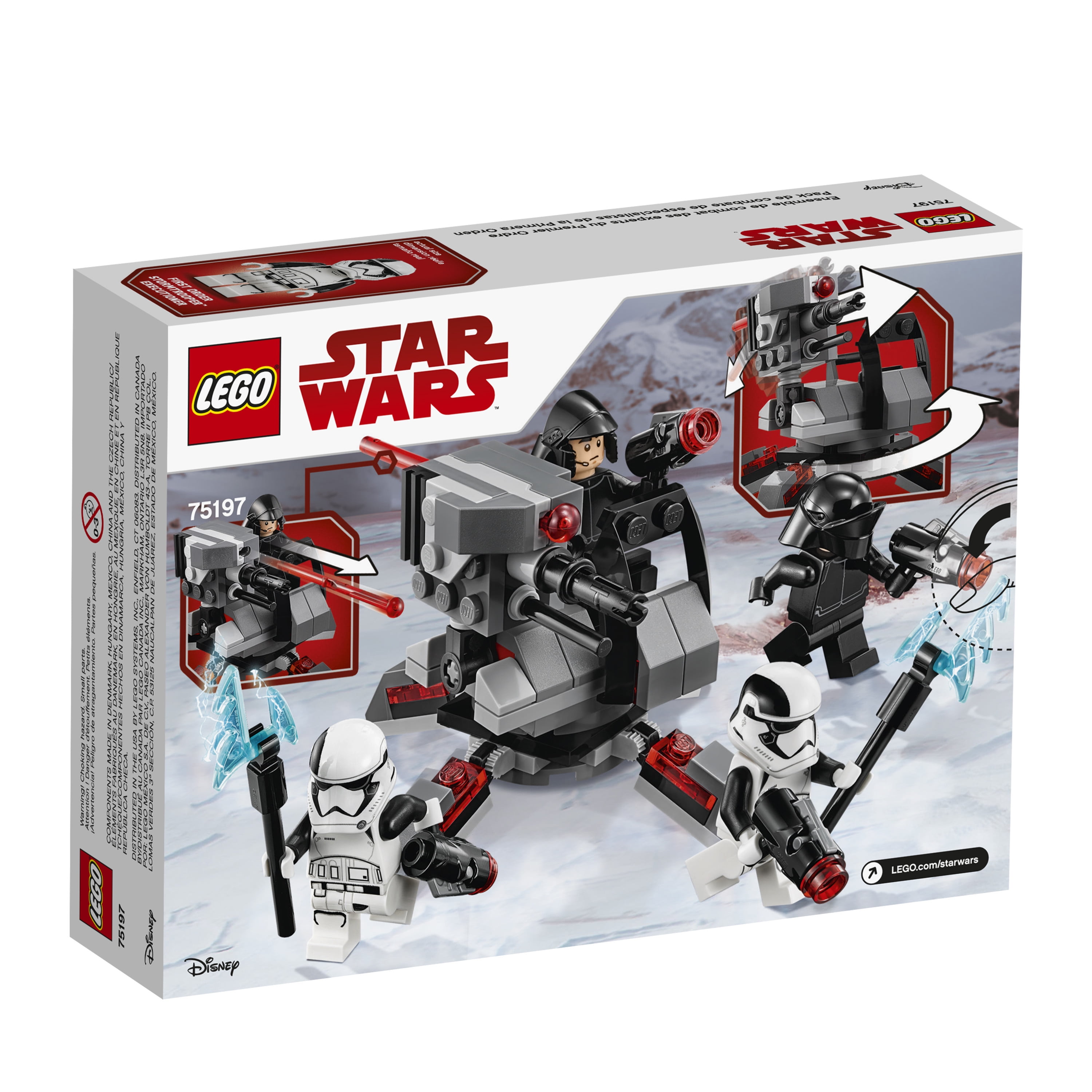 LEGO Star Wars: The Last Jedi First Order Specialists Battle Pack 75197  Building Kit (108 Piece)