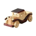 thumbnail image 3 of Figura de escritorio de madera de modelo de coche vintage hecha a mano para decoración del hogar, adorno coleccionable Estilo a, 3 of 9