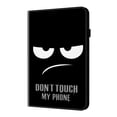 thumbnail image 2 of Tablet Case for Samsung Galaxy Tab A9+ Lightweight PU Leather/TPU Folio Case with Card Slots/View Stand - Protective Cute Cover,Don't Touch, 2 of 9