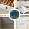 thumbnail image 6 of 4 Pcs Cabinet Handle Drawer Pulls Funny Colorful Pattern Knobs with Screws Square Furniture Office Cabinet Knob Decoration, 6 of 7