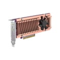 thumbnail image 4 of QNAP QM2-2P-384A - Storage controller - PCIe 3.0 - low profile - PCIe 3.0 x8 - for QNAP QGD-1600, 4 of 8