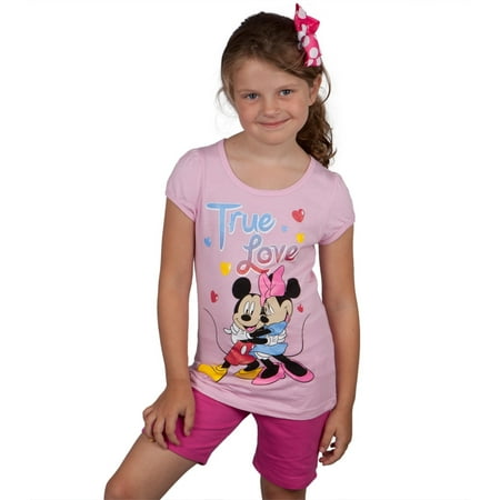 Minnie Mouse - With Mickey True Love Juvy Shirt and Shorts Set