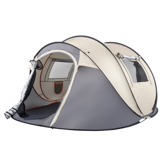 Camping Tent, 4 Person Pop Up,Easy Setup For Camping/Hiking/Fishing/Beach/Outdoor,Etc