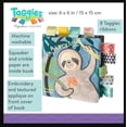 thumbnail image 4 of Libro de Tela Suave Taggies Touch & Feel Melaza Perezoso con Papel Arrugado y Chirriador, 4 of 9