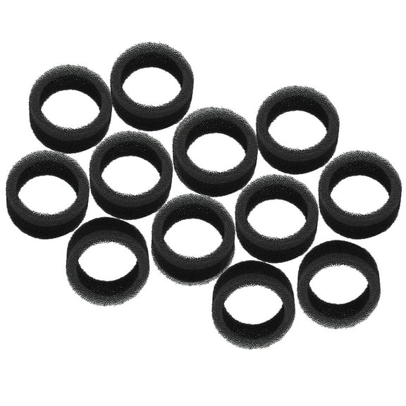 TropicAqua Round Replacement Filter Sponges Compatible with 84oz/2.5L Pet Fountain Stainless Steel Cat Water Fountain Cat Water Dispenser (Pack of 12)