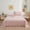 Light Pink, variant on DELESYS Lightweight Super Soft Easy Care Wrinkle Free Microfiber 3 Piece Bed Sheet Set, Solid, Kids, Men and Women Bedding