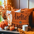thumbnail image 6 of Hello Pumpkin Fall Outdoor Pillow Covers Waterproof 18x18 inch Orange Fallen Leaves Decorative Farmhouse Throw Pillow Covers Set of 2 Autumn Thanksgiving Decor, 6 of 6