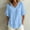 Light Blue women v neck t shirt a1, variant on Loose Fit Short Sleeve T Shirt for Women, Casual V Neck Blouse, Soft Stretch Curved Hem Tee for Home Office Travel Daily Wear, Navy L